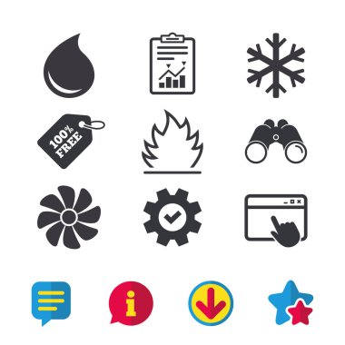 düz Icon set 