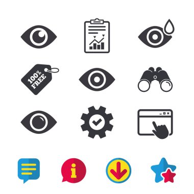 düz Icon set 