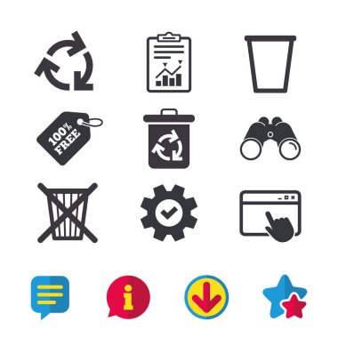 düz Icon set 