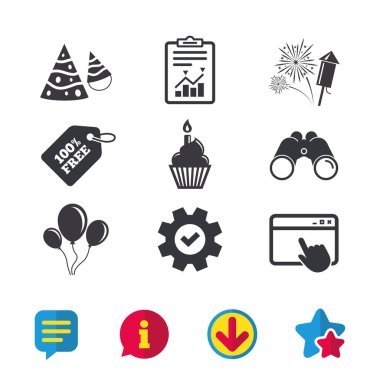 düz Icon set 