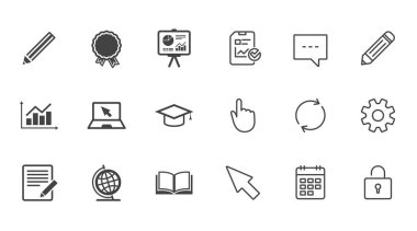 düz Icon set 