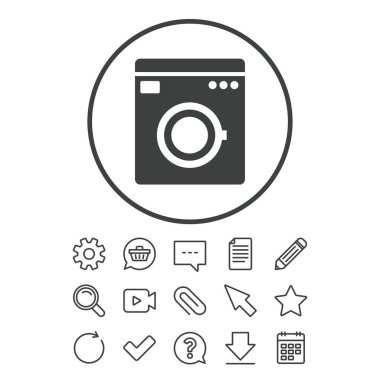 düz Icon set 