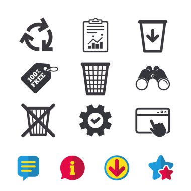 düz Icon set 