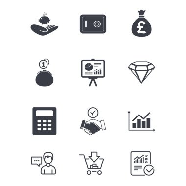 düz Icon set 