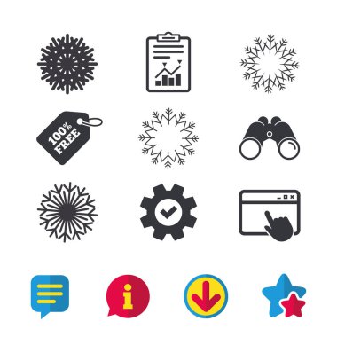 düz Icon set 