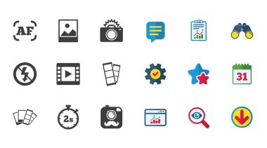 düz Icon set 