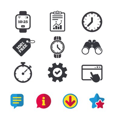 düz Icon set 
