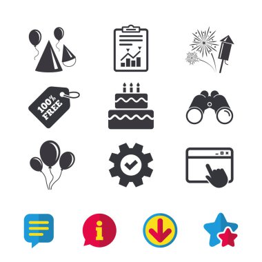 düz Icon set 