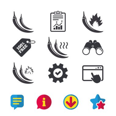 düz Icon set 