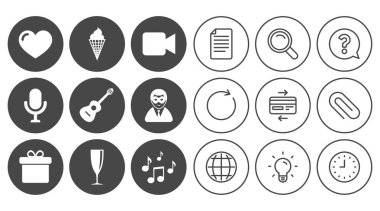 düz Icon set 