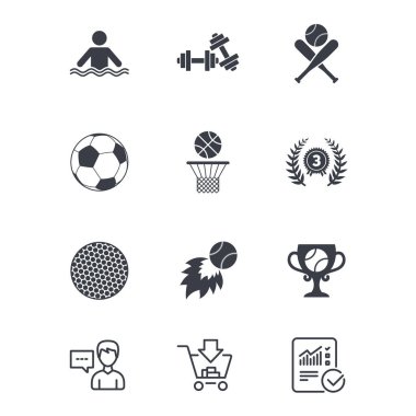 düz Icon set 