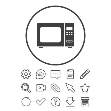 düz Icon set 