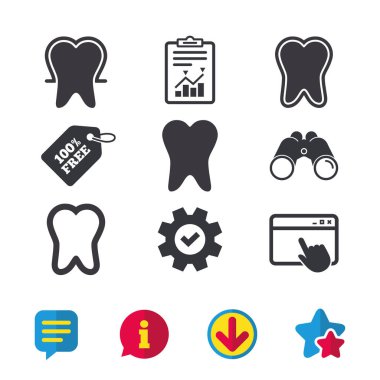 düz Icon set 