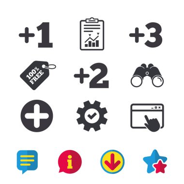düz Icon set 