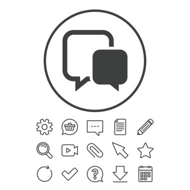 düz simgeler kümesi 