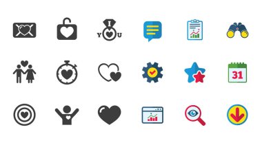 düz Icon set 