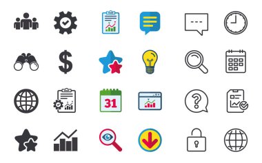 düz simgeler kümesi 