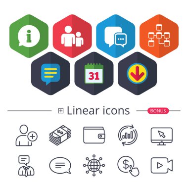 Bilgi işareti ve grup.