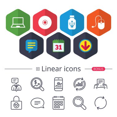 Dizüstü bilgisayar ve Usb flash sürücü sopa 