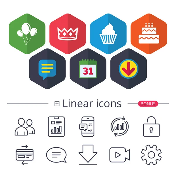 doğum günü partisi simgeleri