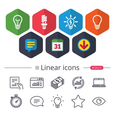 Enerji tasarrufu sembolleri.