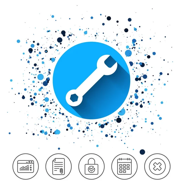 İngiliz anahtarı anahtar işareti simgesi