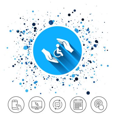 Daire arka plan düğmesini