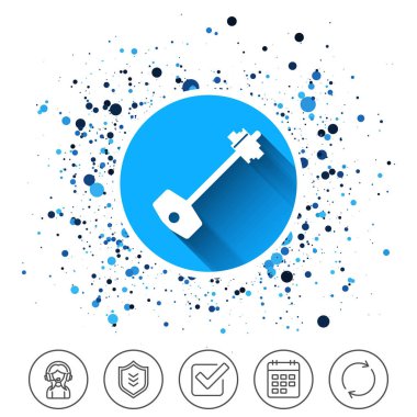 Daire arka plan düğmesini