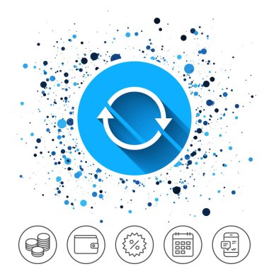 Daire arka plan düğmesini