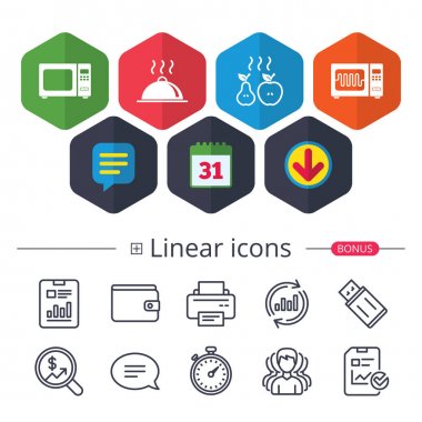 mikrodalga fırın simgesi.