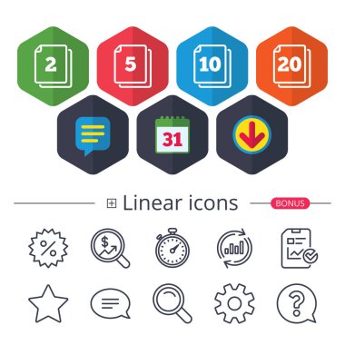 Paketi yaprak simgeleri.