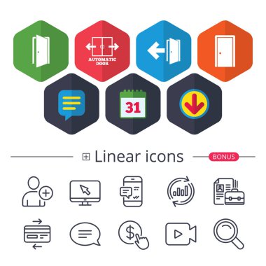 Kapı işaretleri. Acil çıkış