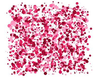 Soyut kırmızı, pembe daireler