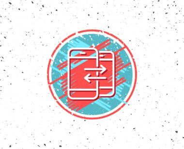 Telefon iletişim satırı simgesi.