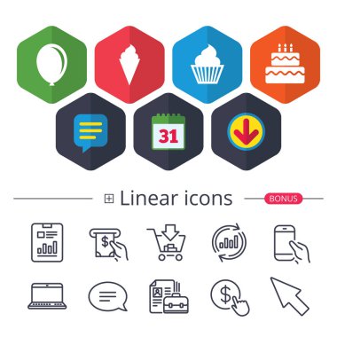 doğum günü partisi simgeleri. 