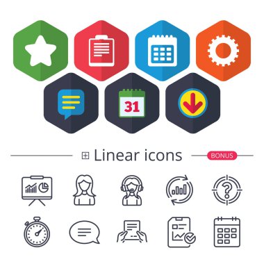 Takvim ve yıldız işaretleri. Denetim listesi, dişli.