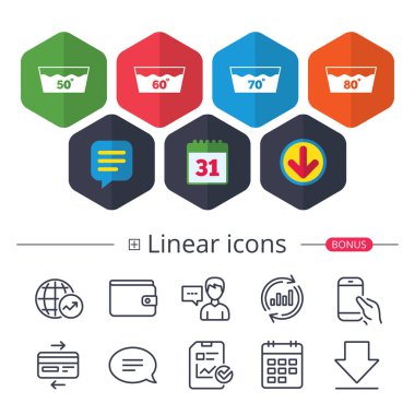 Simgeler yıkayın. Makine altmış derece yıkanabilir.