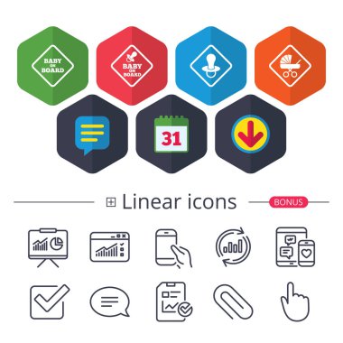 Simgeler gemide bebek.