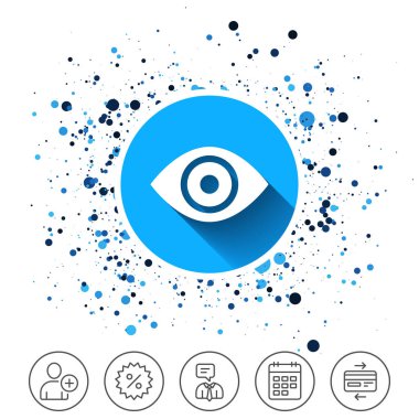 Göz işareti simgesi. 