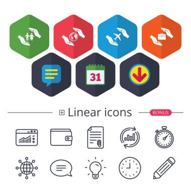 eller sigorta simgeler.