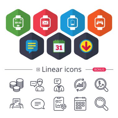 Akıllı izleme simgeleri. 