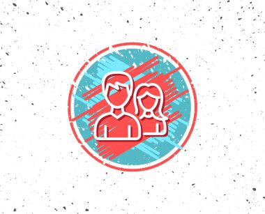 Çift satırı simgesi. 