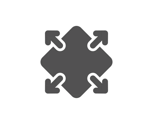 Maximize arrow simple icon — Stock Vector