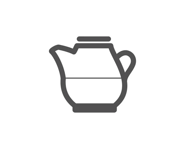 Jarro de leite para ícone de café — Vetor de Stock