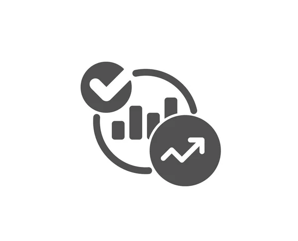 Grafici, Statistiche icona semplice — Vettoriale Stock