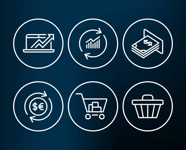 Satış Diyagram ve Atm para simgeleri