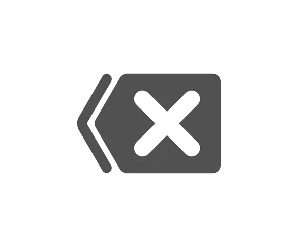 Delete simple icon — Stock Vector