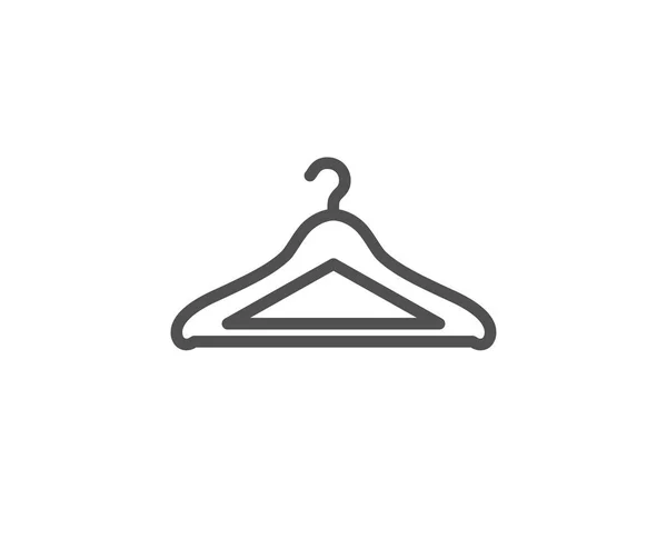 Cloakroom line icon — Stock Vector