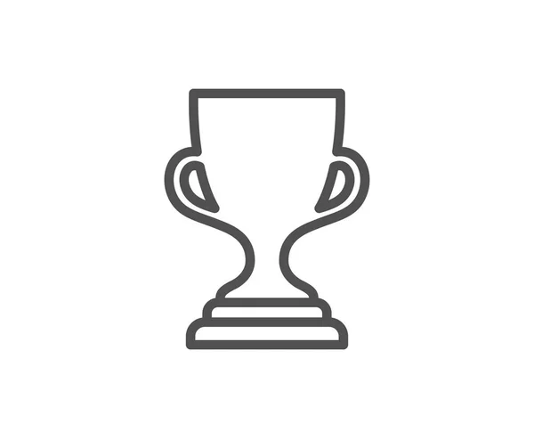 Díj Kupa Sor Ikon Győztes Trophy Szimbólum Sport Elérésének Jele — Stock Vector