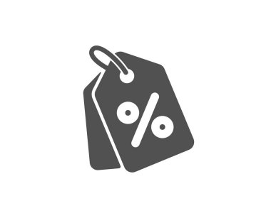 Alışveriş Etiketler basit simgesi. Özel Fırsat işareti. İndirim kuponları sembolü. Vektör